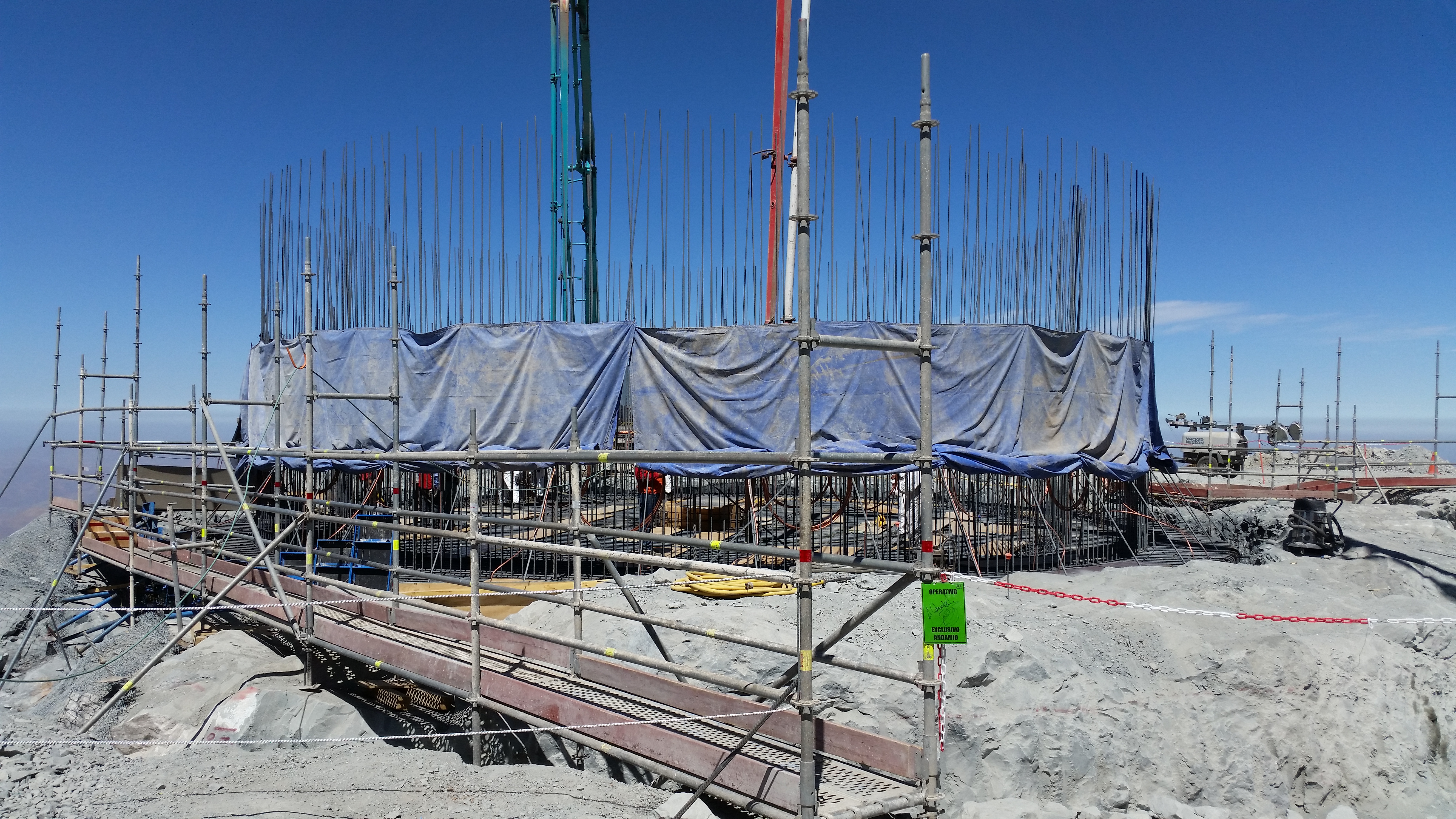 Concrete in the Pier Foundation / Morning of February 22th | Rubin