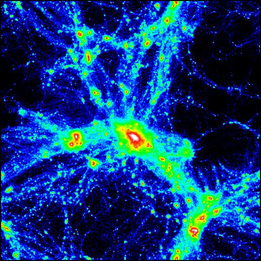 dark matter map of the universe